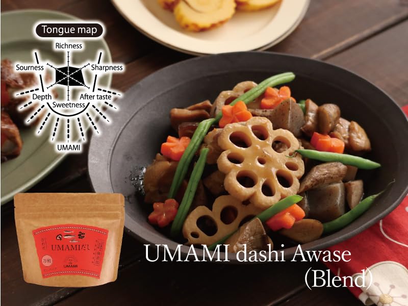 Japanese Dashi Packet Awase (Blend), Dashi Broth Soup Stock, No Msg, 10G Packet X 8, On The Umami