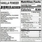 Fanale Premium Condensed Vanilla Bubble Tea Flavoring Powder | Perfect For Baking, Smoothies, Desserts And Drinks | Instant Flav
