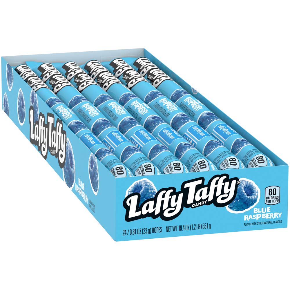 Laffy Taffy Rope, Blue Raspberry, 0.81Ounce, Pack Of 96 (12075246)