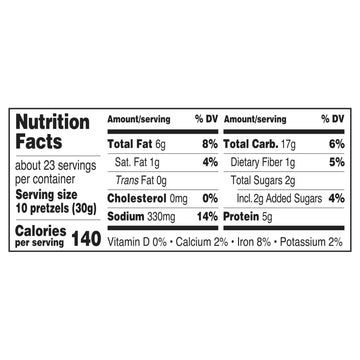 Utz Peanut Butter Pretzel Bites, 24 Oz Canister (2 Count) - Crunchy Pretzel Nuggets With Creamy Peanut Butter Center, Quick Snac