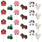 Farm Candy Lollipops - 24 Individually Wrapped Suckers Bulk - Cute Farm Animal Party Favors - Barn, Tractor, Horse, Cow, Chicken