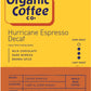 The Organic Coffee Co. Whole Bean Coffee - Decaf Hurricane Espresso Roast (2Lb Bag), Medium Dark Roast, Swiss Water Processed, U