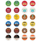 Medium Roast Coffee K-Cups Sampler Variety, Includes Nantucket Blend, Starbucks Pike Place, Dunkin Orignal Blend, Eight O'Clock