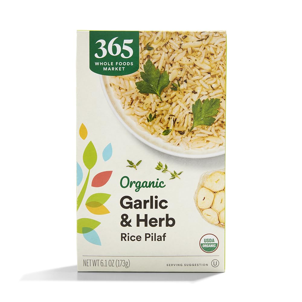 365 By Whole Foods Market, Rice Pilaf Garlic And Herb Organic, 6.1 Ounce