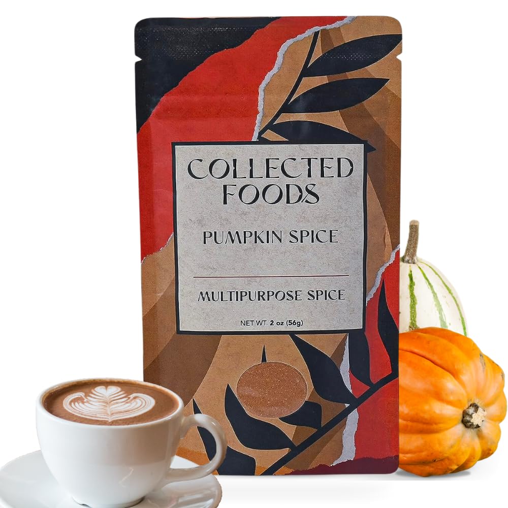 Collected Foods Pumpkin Spice Seasoning - Spice Blend for Baking and Cooking, 2 Ounce Pack