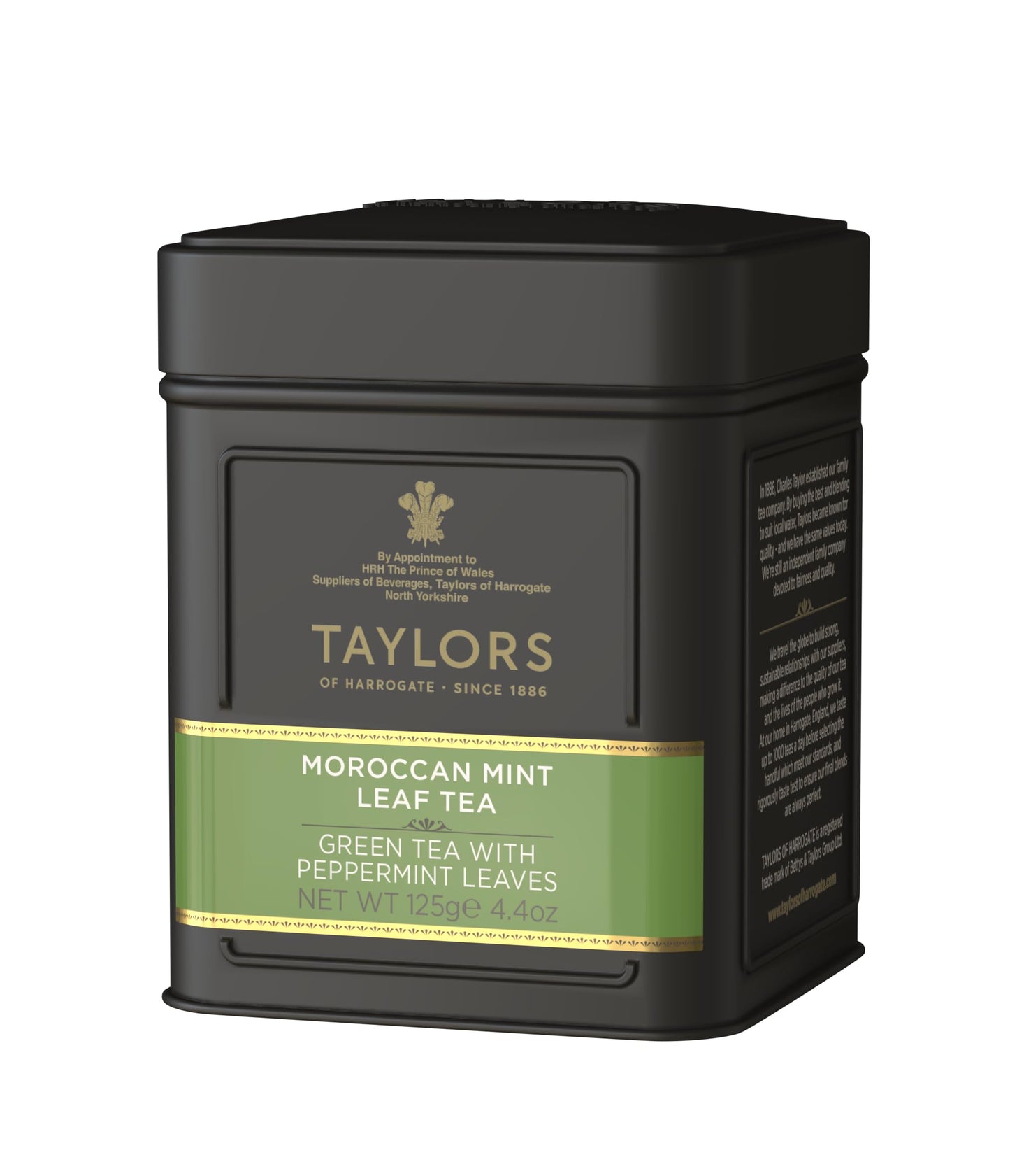 Taylors of Harrogate Moroccan Mint Green Tea Loose Leaf, 4.41 Ounce Tin (Pack of 2)