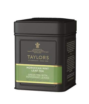Taylors of Harrogate Moroccan Mint Green Tea Loose Leaf, 4.41 Ounce Tin (Pack of 2)