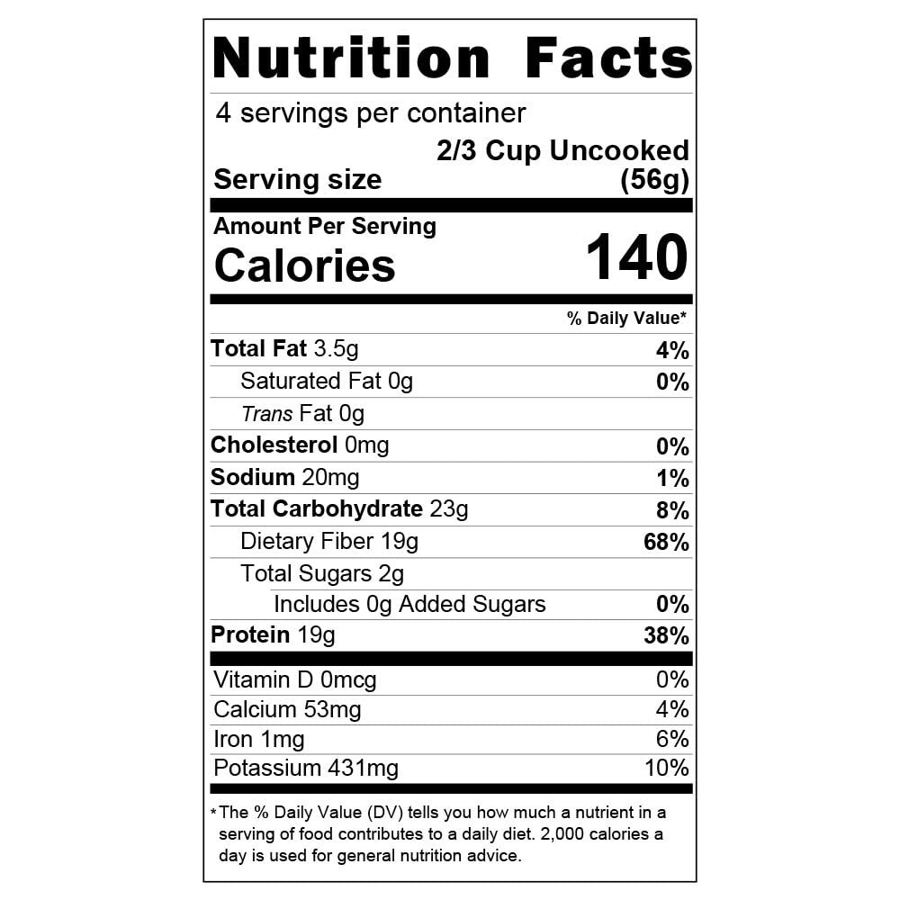 High Protein Pasta, 19g, Made with Lupin Flour & Sunflower Flour, 4g Net Carb, Gluten Free, Keto Pasta, Low Carb Pasta, Lupin Pa