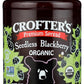 Crofters Organic Premium Spread, Seedless Blackberry, 16.5 oz Jar