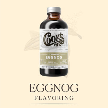 Cook'S, Eggnog Flavoring ,For Making Eggnog, Baking, Ice Cream, Custard, Cheesecake, And Cookies, 8 Oz