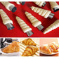 Fantasyday Non-Stick Cream Cannoli Tubes, 20 Pcs Stainless Steel Baking Cones Pastry Roll Horn Croissant Mold Cannoli Shells - Pastry Baking Set For Christmas Cake Anniversary Party