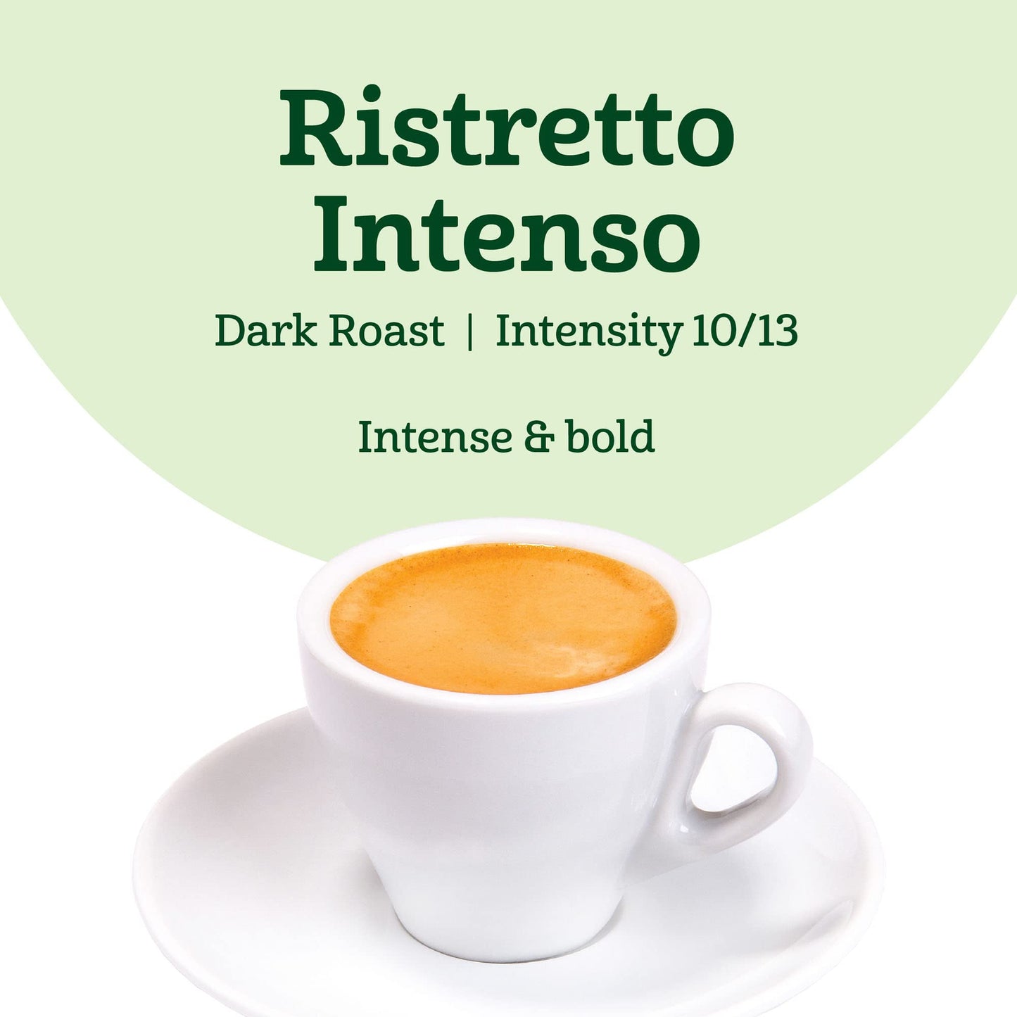 large online retailer Fresh Ristretto Intenso Dark Roast compact pieces, Compatible with Nespresso Original, 50 Count (5 Packs of 10), Intensity 10/13