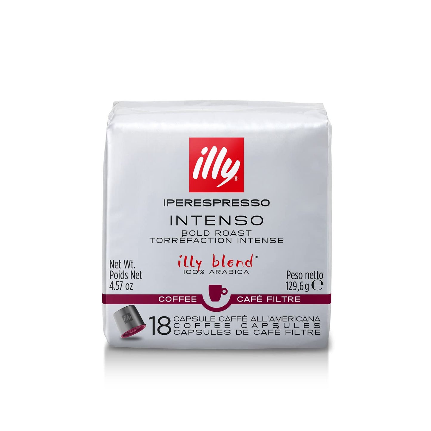 illy Coffee iper Espresso compact pieces Dark Roast 18 Count for illy Machines
