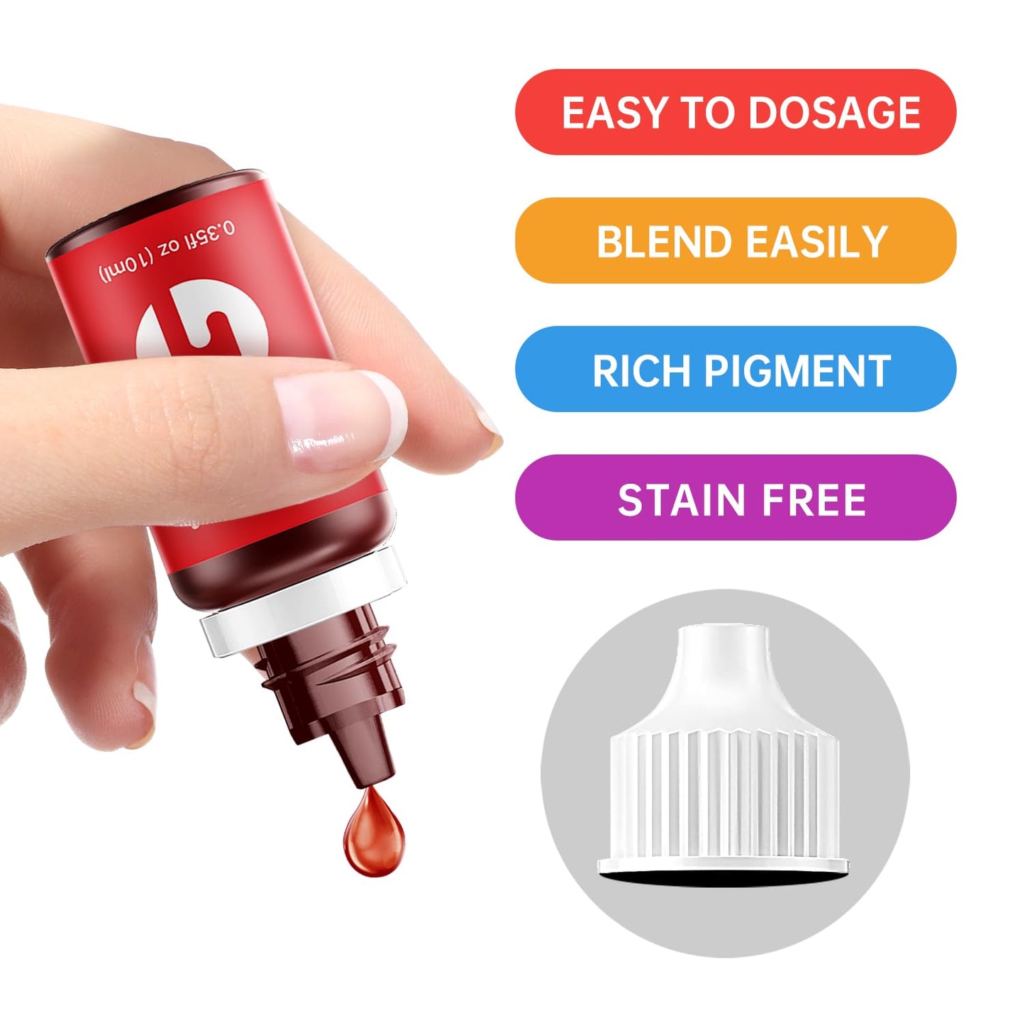 Food Coloring Liquid Food Color Water Based Food Dye 24 Colors Slime Coloring Dye Neon Food Coloring For Baking Icing Cake Decor