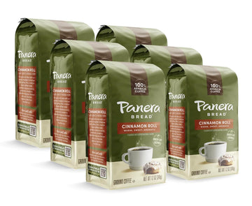 Panera Cinnamon Roll 12oz Ground Coffee (Pack of 6)