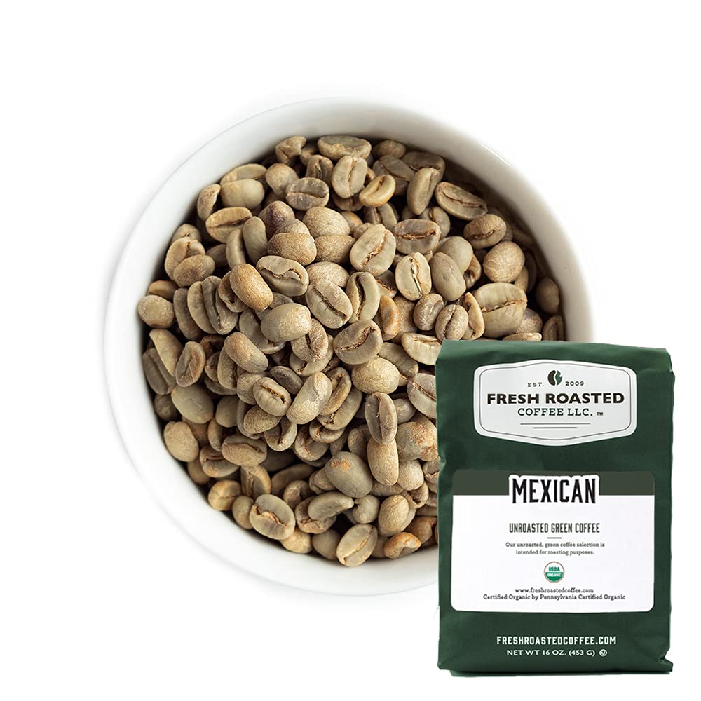 Fresh Roasted Coffee, Unroasted Organic Explorer Home Roasting Starter Kit, Kosher