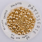 Sentovac Bright Gold Pearl Sugar Sprinkles For Cake Decorating | Mixing Size Cupcake Toppers | 1 Bottle 4.23Oz/ 120G Decorating Celebrations Wedding Shower Party Chirstmas Supplies