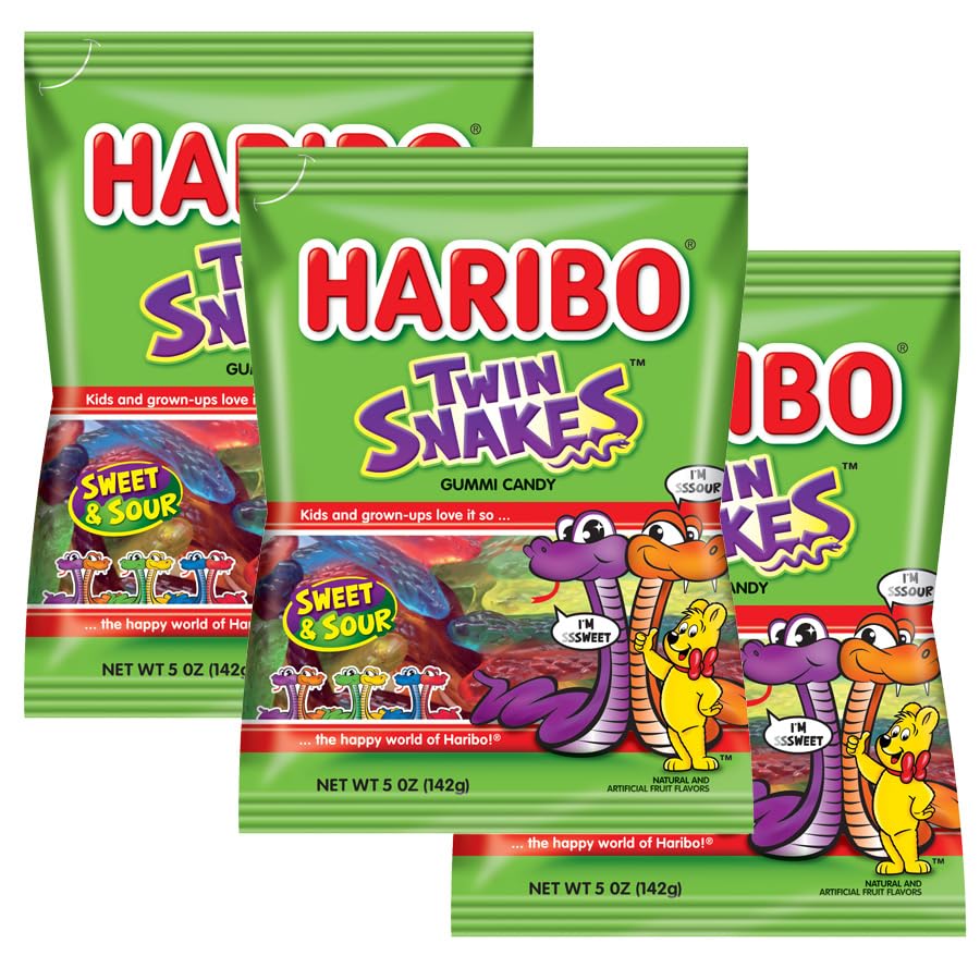 Twin Snakes, 5oz Gummy Bag (3 Pack)