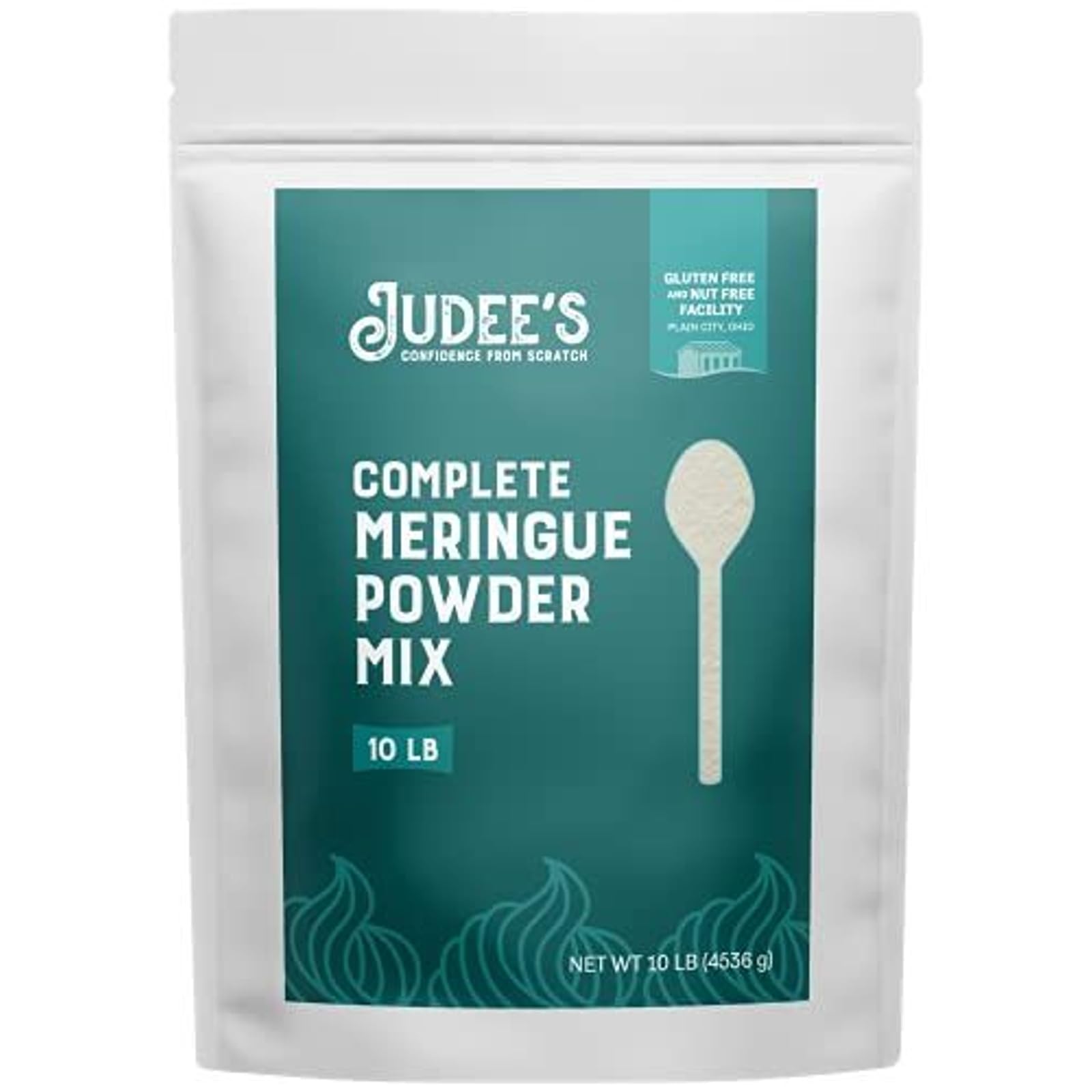 Judees Gluten Free Meringue Powder Mix - 10 lb Bulk, Gluten-Free, Nut-Free, Ideal for Baking and Decorating