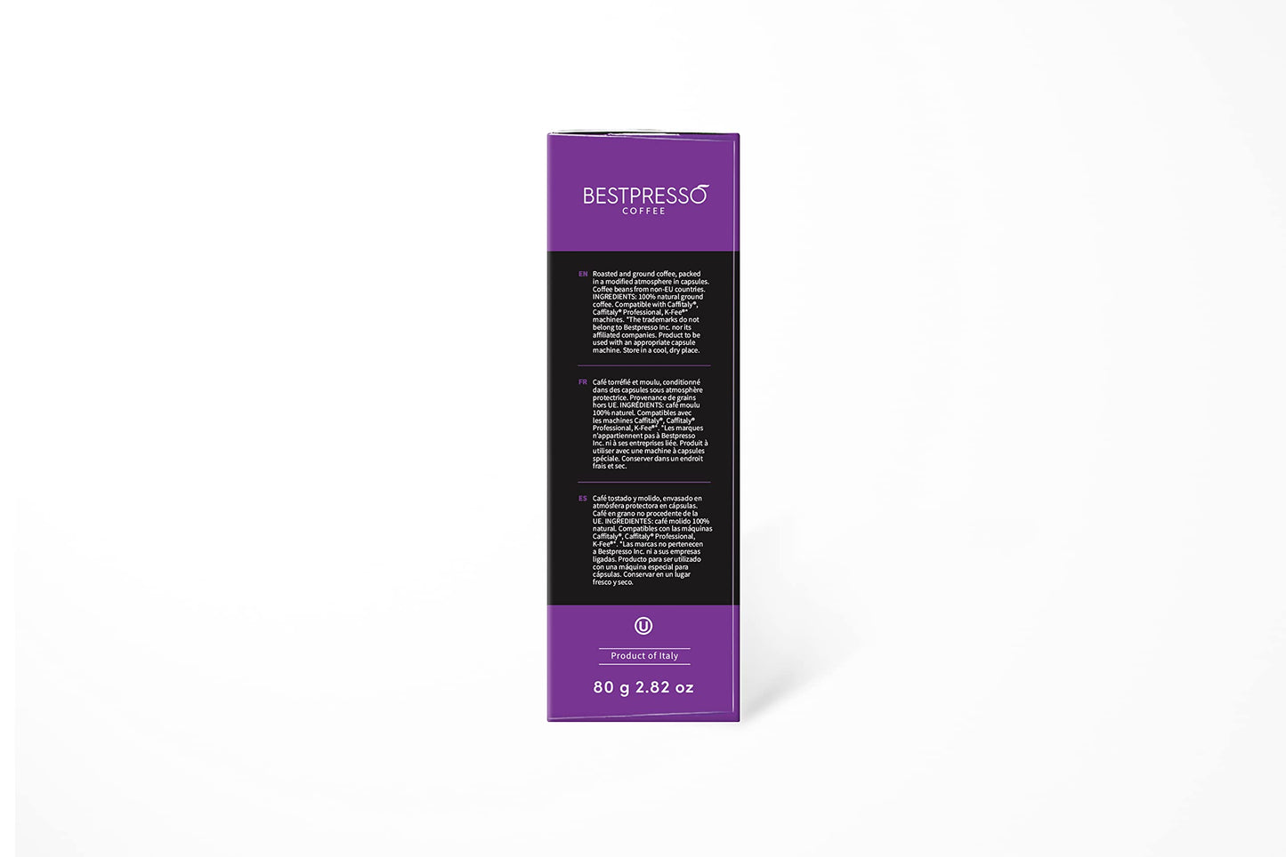 Bestpresso Coffee compact pieces for Starbucks Verismo, Caffitaly, CBTL, K-fee Systems, 80 Count, Intenso Flavor