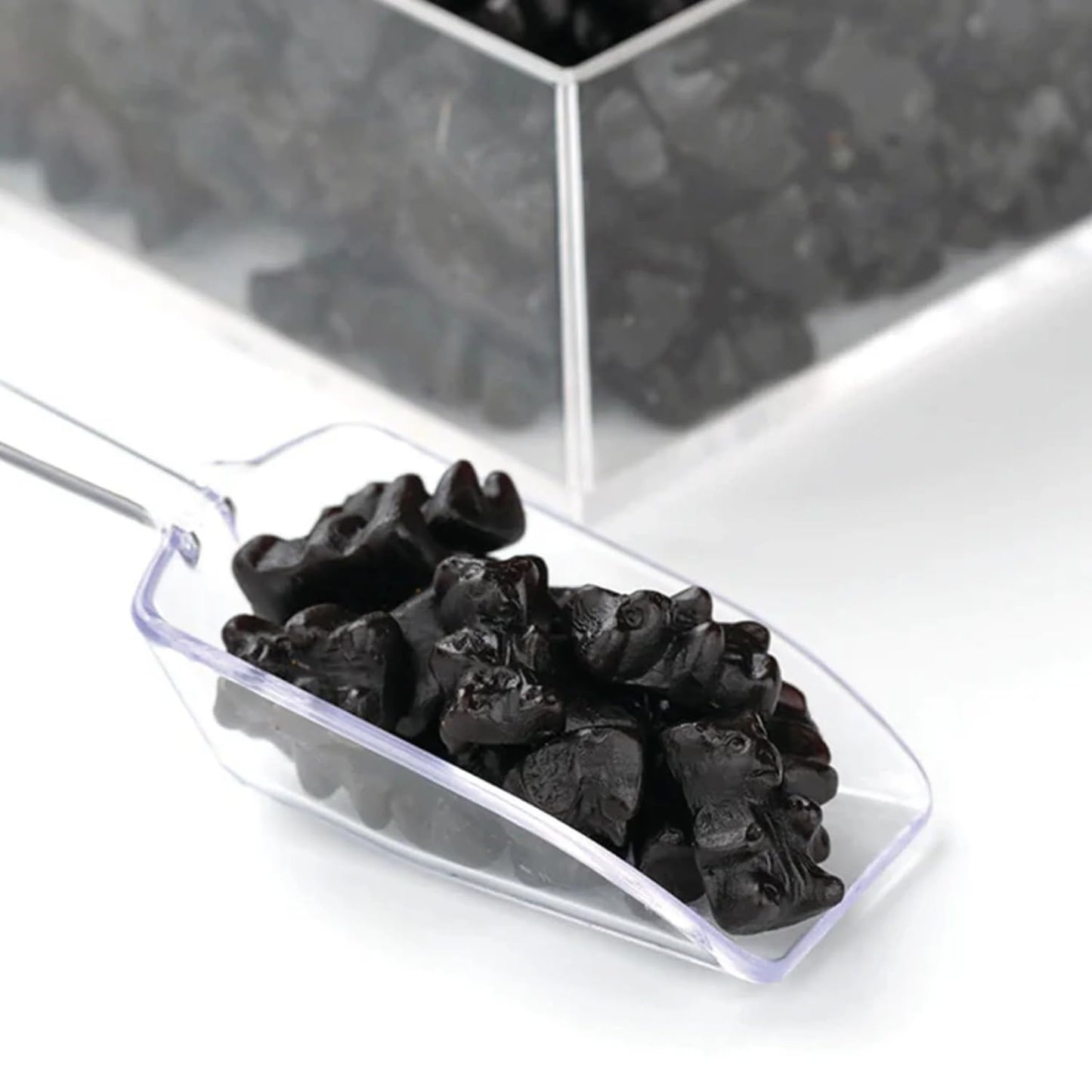 LYZAS SWEETS &   Sugar Free Black Licorice Bears - 2.2 LB Bulk Bag