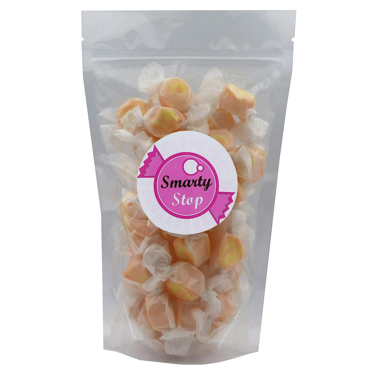 Gourmet Soft And Chewy Salt Water Taffy Candies - Individually Wrapped - Bulk Bags (Mango, 2 Pound (Pack Of 1))