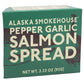 Alaska Smokehouse Pepper Garlic Salmon Spread, 3.5 Ounce Boxes, Pack of 6