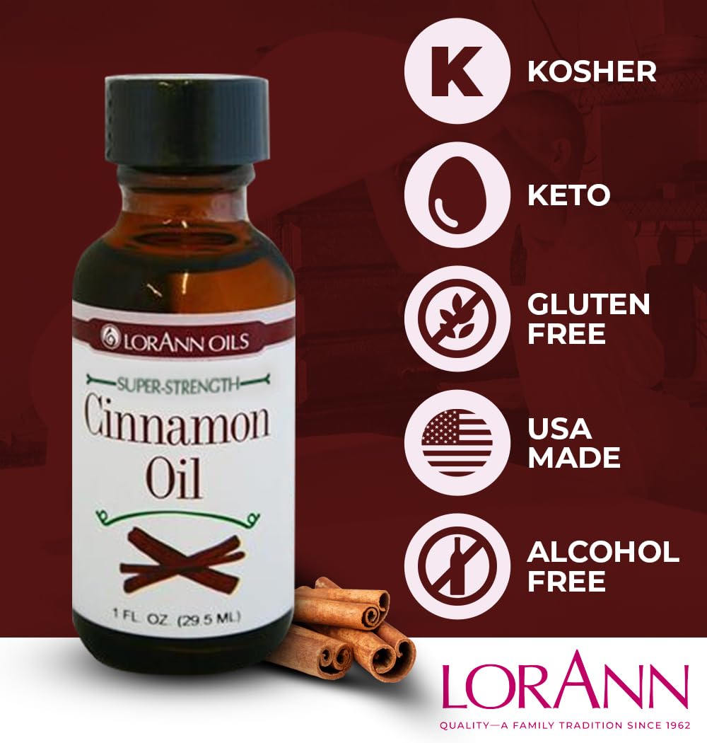 LorAnn Oils Super Strength Flavoring - Used For Candy Making, Flavoring Extracts, Baking, Hard Candy, and Flavor Oils - Bold, Na
