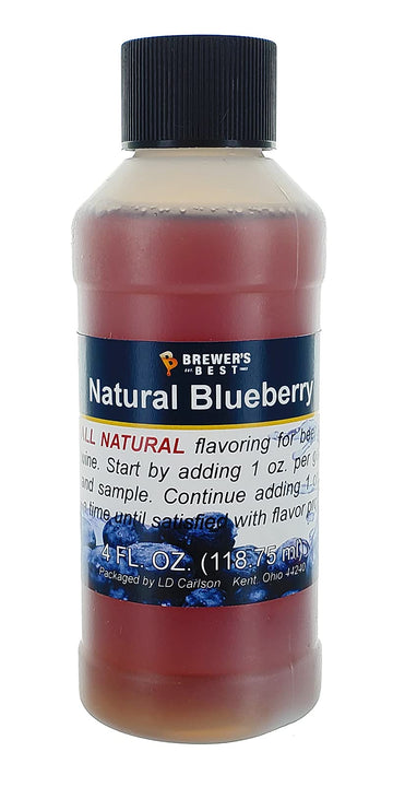 Brewers Best Natural Beer and Wine Flavoring - Blueberry, 4 oz, Model 3704
