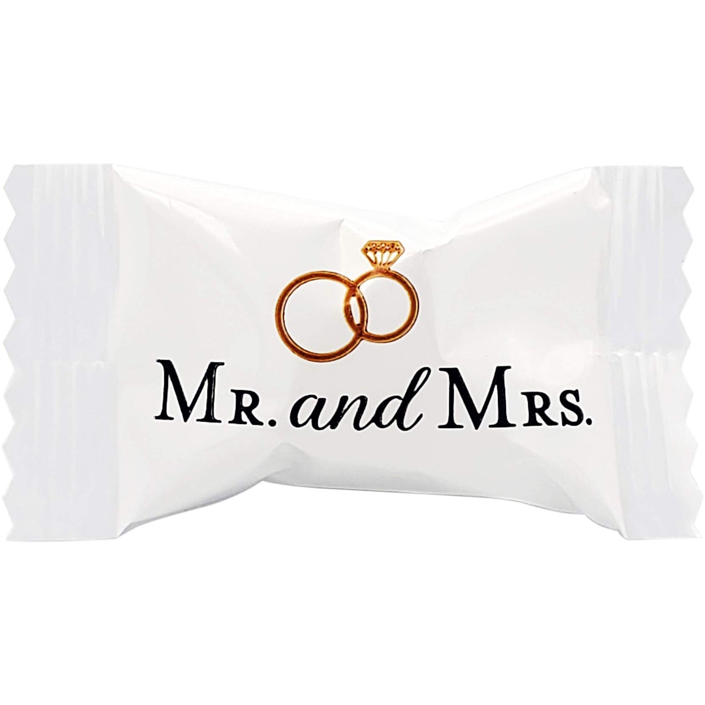 The Dreidel Company Mr. & Mrs. Wedding Buttermints, Mint Candies, After Dinner Mints, Butter Mint Candy, Fat-Free, Individually Wrapped (110 Pieces)