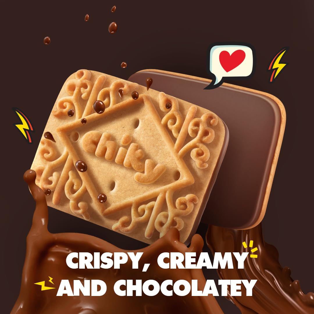 Pozuelo Chiky Chocolate Cookies | Crispy Vanilla Cookies Filled With Chocolate Fudge | Delicious Creamy Flavors From Costa Rica