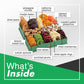 Nut Haven Thanksgiving Dried Fruit & Nuts Gift Basket - Large Assorted Food Gift Box for Holidays, Sympathy, Men & Women
