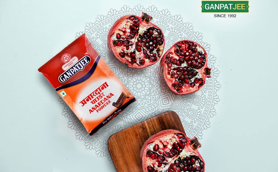 Ganpatjee Pomegranate Anardana Powder,100G | Dry & 100% Natural Anardana Seeds