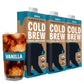 Wandering Bear Organic Vanilla Cold Brew Coffee, 32 fl oz, 3 pack - Extra Strong, Bold, Smooth, Unsweetened, Shelf-Stable, Ready