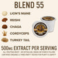 Harmonic Grounds Organic Mushroom Coffee Pods - Dark Roast Coffee with Lions Mane  Reishi  Chaga  Cordyceps & Turkey Tail - Compatible with Keurig K-Cup malt-inspired - 34 Count