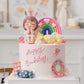 Rainbow Cake Topper, Rainbow Heart Cake Topper, Soft Pottery Cake Cupcake Topper Birthday Cake Decorations