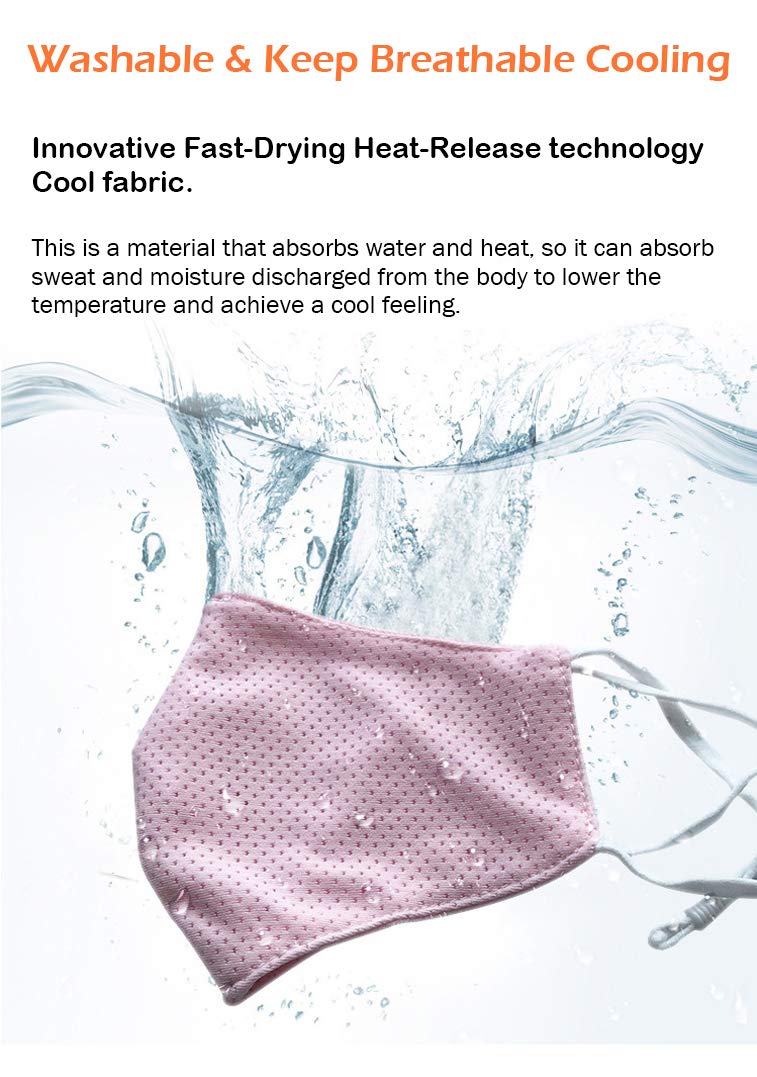 Borgasets Face Mask Reusable For Women Youth Adjustable Breathable Comfort Sport Mask Full Washable Safety Exercise Face Masks F