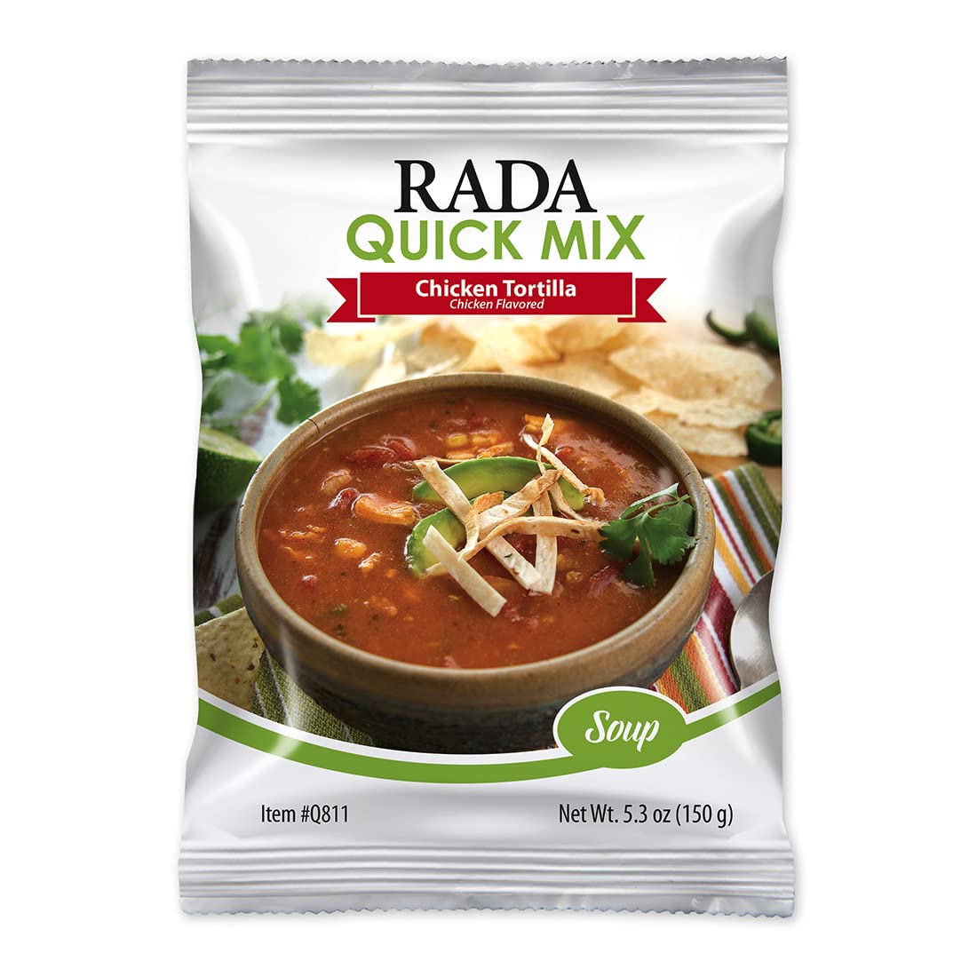 Rada Chicken Tortilla Soup Mix, Made in USA, Pack of 3