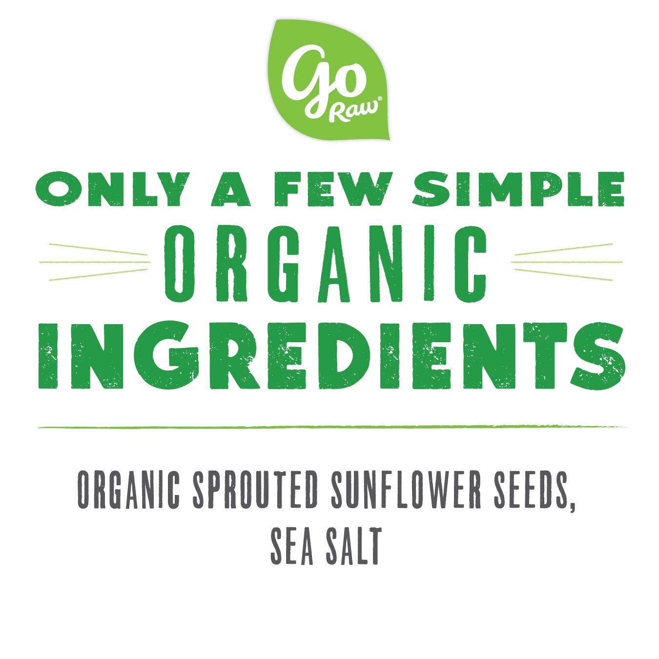go Raw with Sea Salt Sprouted Organic Bag Keto Vegan Gluten Free Snacks Superfood, Sunflower Seeds, 22 Oz (22)