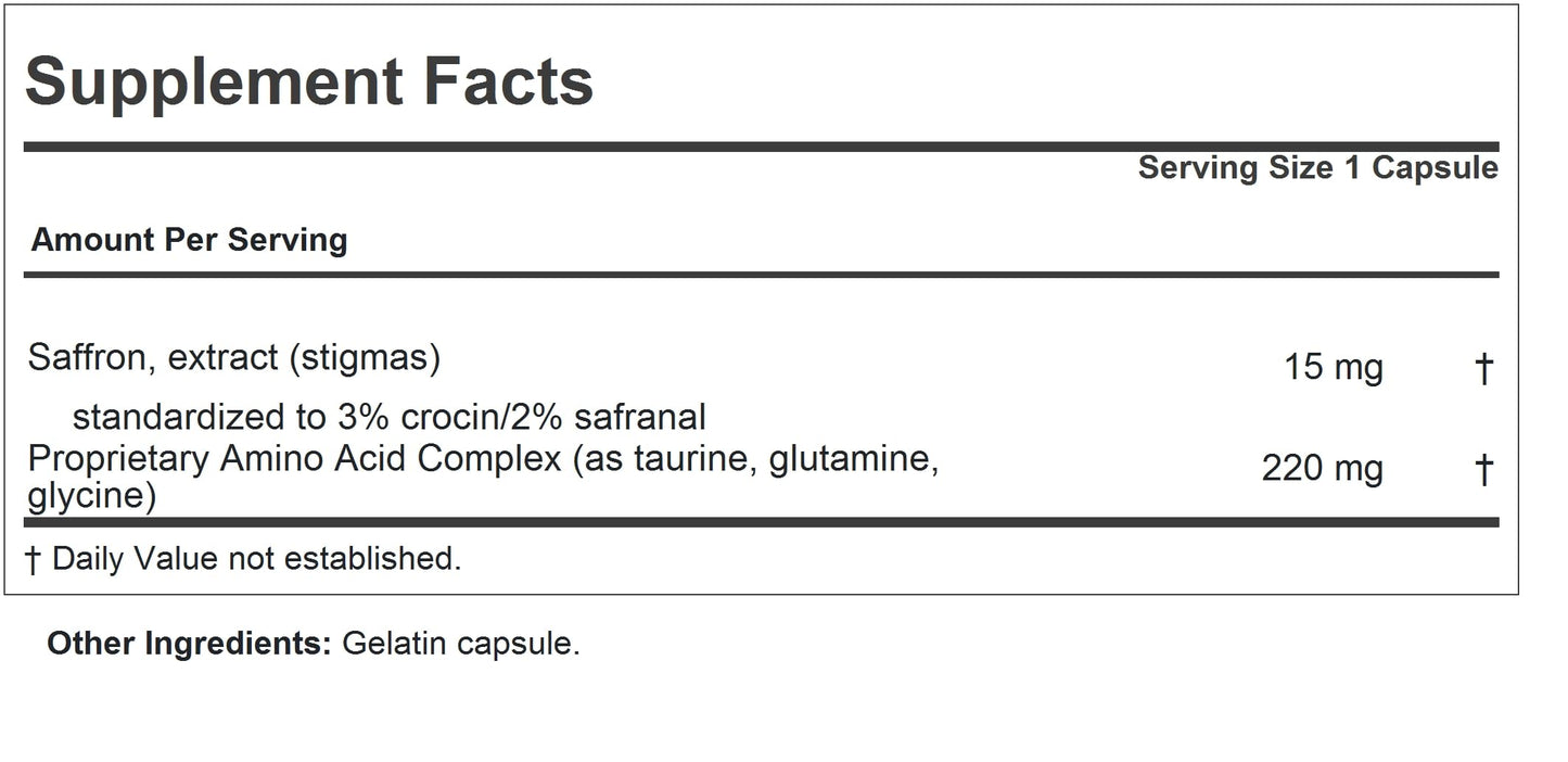 ANDREW LESSMAN Saffron Extract compact pieces - 20mg, 240 Count - Promotes Mood and Relaxation, Easy to Swallow