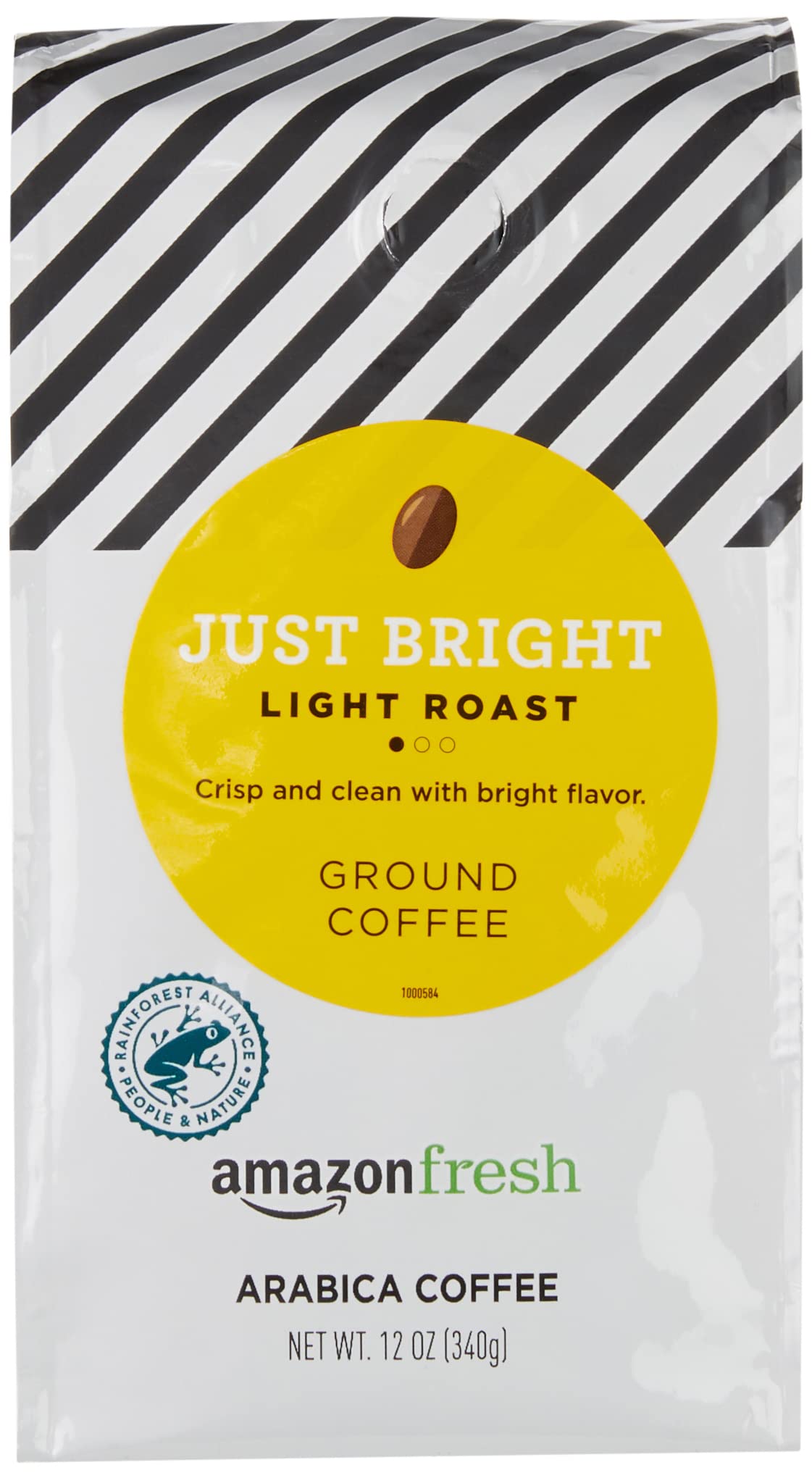 Amazon Fresh Ground Coffee, Light Roast, 12 Ounce, Pack of 3