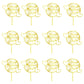 Keoysek 12Pcs Acrylic Gold Happy Mother'S Day Cake Topper Cake Topper Acrylic Mirror Cake Topper Decorative Party Cake Decoratio