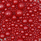 Edible Pearl Sugar Sprinkles Red Candy Mixing Size Baking Edible Cake Decorations Cupcake Toppers Cookie Decorating Celebrations