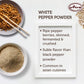 Aiva Ground White Pepper Powder (4 Lb Bulk) | A-Grade White Peppercorns For Cooking, Seasoning, And Marinades