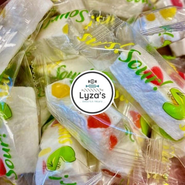 Italian Jujube Nougat Candies - Soft & Chewy With Fruity Jelly Beans Gift - Bulk Bags By Lyza's Sweets & Treats (14 Ounce, SOUR)