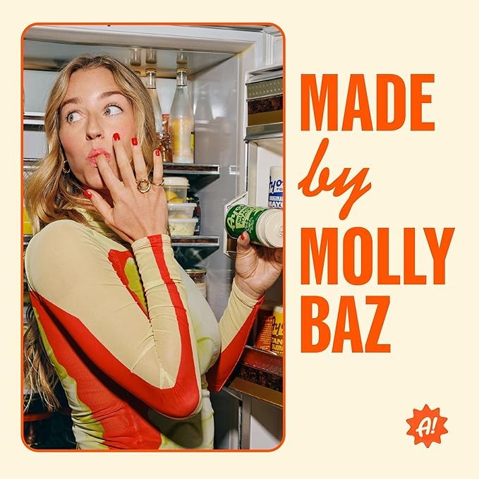 Ayoh Foods, Mayo Gone Wild, Made by Molly Baz - Easy to Squeeze, Perfect for; Sandwiches, Burgers, Fries, Nuggets, Wraps & Dips