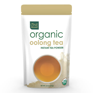 One Organic Instant Tea Powder (Oolong) - 4.4 Oz. - 125 Servings - Usda Certified Organic - 100% Pure Tea - Instant Hot Or Iced