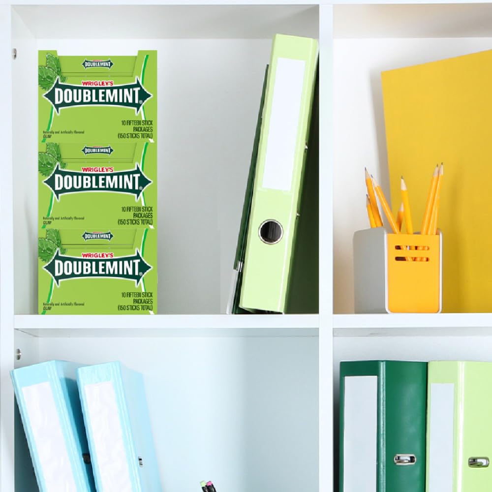Doublemint Wrigley'S Doublemint Mint Gum Chewing Gum Bulk Pack, 15 Stick (Pack Of 10)