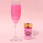 Sujoygar Edible Glitter, Food Grade, 8g, Pink, Kosher & Halal Certified for Drinks, Cupcakes, Baking