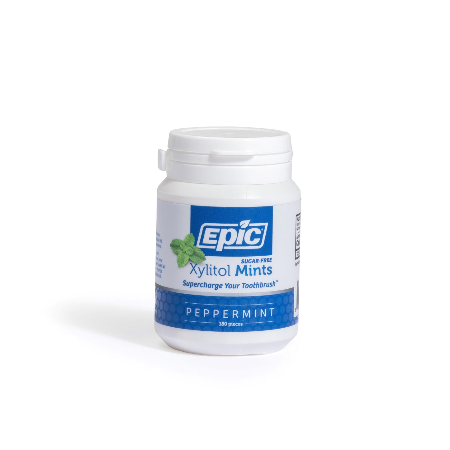 Epic Mints - Aspartame Free 100% Xylitol Mints - Sugar Free Mints Peppermint Flavored, 180 Pieces (Pack Of 2)